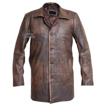 Dean Winchester Cowhide Brown Leather Coat