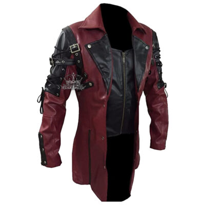 Matrix Steampunk Gothic Leather Victorian Coat