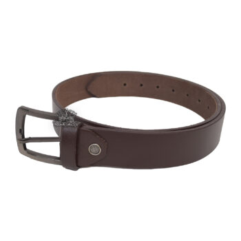 Men’s Dark Brown Leather Belt