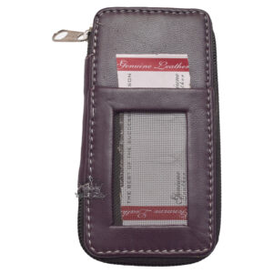 Black Leather Key Holder Wallet