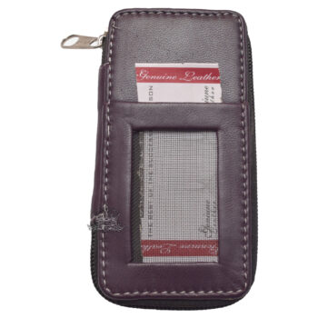 Black Leather Key Holder Wallet