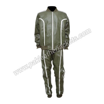 Men's Brayden Leather Sweat Suit
