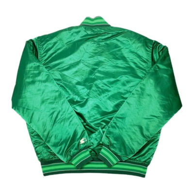 Milwaukee Bucks Satin Green Varsity Jacket