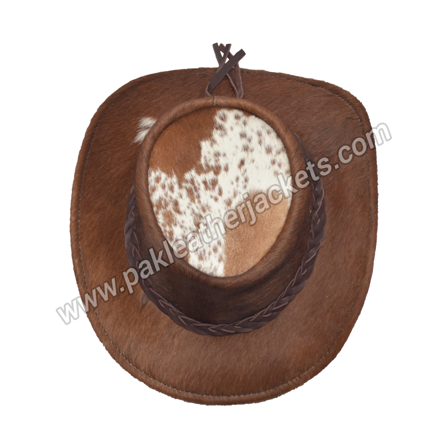 Handmade Cowhide Leather Cowboy Hat