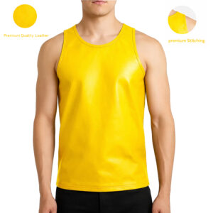 Leather Tank Top Vest