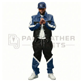 Men’s Blue & Black Tracksuit Set
