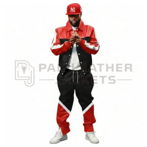 Men’s Red & Black Tracksuit Set