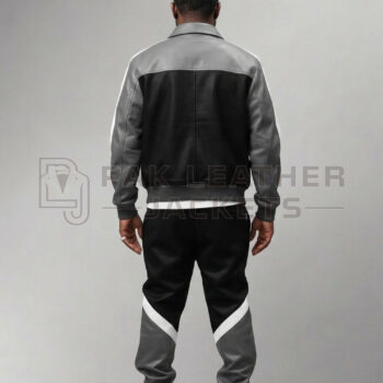 Men’s Grey & Black Tracksuit Set