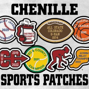 Chenille Sports Custom Letterman Jacket Patch