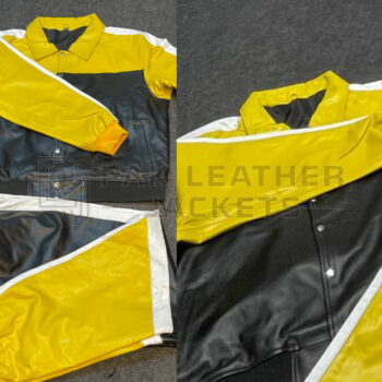 Men’s Yellow & Black Tracksuit Set