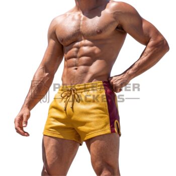 Leather Gym Shorts
